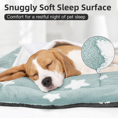 Mora Pets coussin lavable en machine bleu, entretien facile après les jeux.