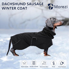 Intérieur douillet en polaire Morezi pour dachshund, chaleur confortable
