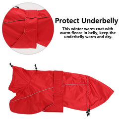 Intérieur en mesh du manteau lévrier, confort thermique.