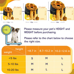 Morik Lion Den bandoulière ajustable s'adapte à différentes tailles d'animaux.