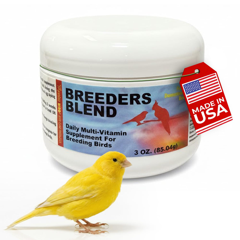 Morning Bird Breeders Blend poudre prête à être mélangée au repas.