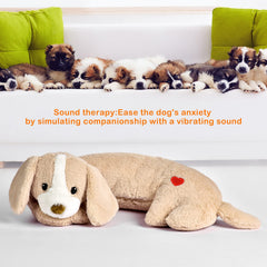 Moropaky peluche cœur battant aide le chiot à s’endormir loin du trouble.