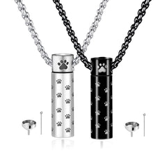Collier MOROTOLE urne chien, empreinte patte, garder votre compagnon près du cœur.