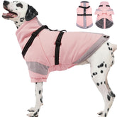 Morvigive manteau hiver chien medium avec harnais intégré pour promenades sûres et confortables.