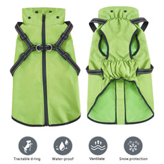 Mosucoirl manteau pour chien, bretelles réfléchissantes pour meilleure visibilité