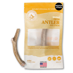 Mountain Valley ramure de cerf – jouet à mâcher durable pour chiens actifs.