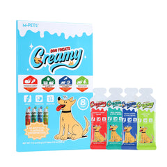 M-PETS poulet: friandise lickable, pratique pour récompense lors de l'entraînement