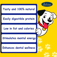 Mr. Delicious bully sticks épaisseur constante: expérience de mastication uniforme