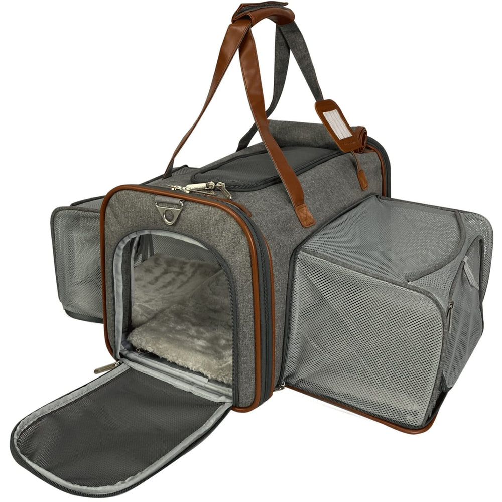Porte-animaux extensible Mr. Peanut's Gold Series pour confort en voyage
