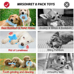 Peluche sifflante MRSOHRET pour chiot bleu, amuse et attire l'attention pendant le jeu.