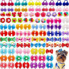 Barrettes Mruq pet – ensemble 100 pièces, parfait pour varier le look quotidien des chiens.