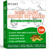 MTART larves noires du soldat séches — emballage pratique pour conservation et usage facile