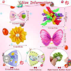 MTLEE: bandes chien fleur perles, embellissement élégant pour coiffures quotidiennes.