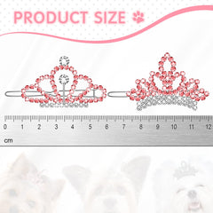 Diadème MTLEE pour enfant en cristal rose, accessoire élégant pour coutumes et costumes.