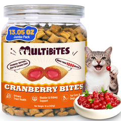 MULTIBITES – emballage canneberge, friandises urinaires pratiques pour chats.