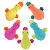 Multipet Duckworth peluche rembourree; coussin douillet pour jeux et calins.