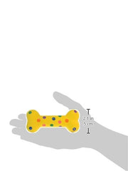 Jouet chien Multipet pois latex coloré, avec sifflet sonore intégré