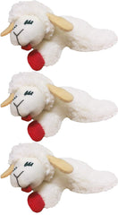 Multipet Lamb Chop chat, jouet petit lot de 3, idéal pour jeux et câlins