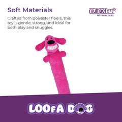 Loofa Multipet avec sifflet interne pour des sessions de jeu plus dynamiques.