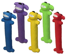 Jouet chien Multipet Loofa Latex avec couinement et nettoyage facile