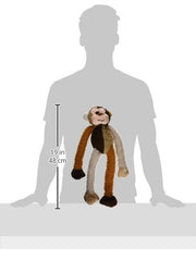Multipet Multicrew Monkey, peluche avec sifflet, divertissement durable et jeu interactif.