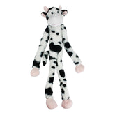 Multipet Swingin' Slevin vache peluche 27 pouces prête pour le jeu et le câlin.
