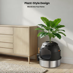 MuseMira litière décor plante artificielle – intégration élégante dans votre salon.
