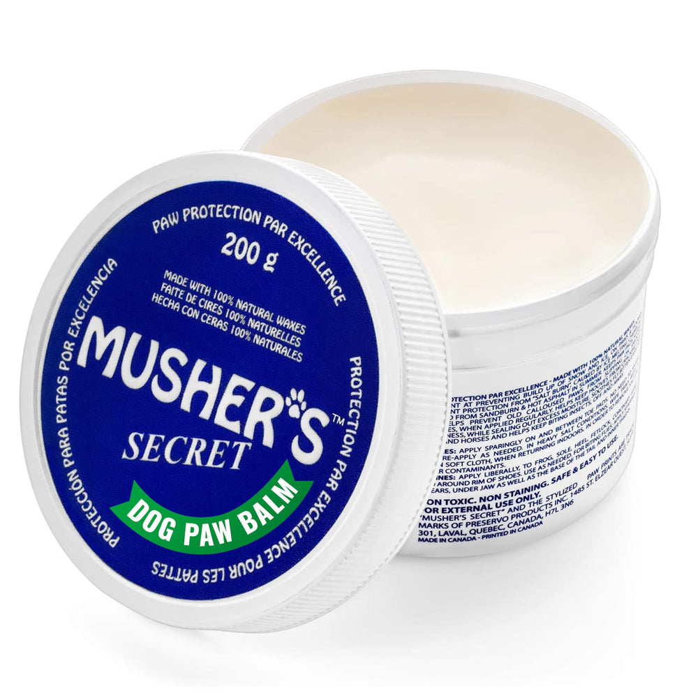 Musher’s Secret baume-pattes 200 g pour protéger les cous et prévenir les fissures.
