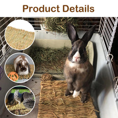 MUYG tapis-herbe-lapin-dormir-douceur, endroit confortable pour se reposer.