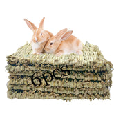 MUYG tapis d'herbe pour lapin, ensemble de 6 pièces, confort naturel et repos.