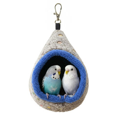 MuYaoPet nid-hamac-oiseau-gris-ensemble: vue générale de l'abri.