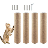MUYG ensemble de 4 poteaux griffoir intérieur offrant un remplacement pratique et durable.