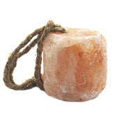 MUYG sel Himalayen lick sur corde pour cheval, apport minéraux naturel.