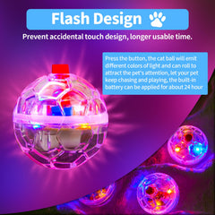 MVNIHEK boule chat lumineuse utilisée en intérieur pour divertir votre animal.