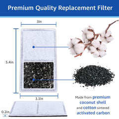 Filtre carbone premium MyfatBOSS pour réduire les impuretés et odeurs