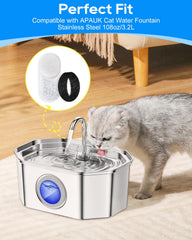 Pack MyfatBOSS: 8 filtres et 8 éponges pré-filtrantes pour remplacement pratique