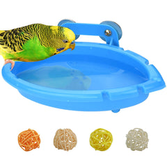 Mygeromon baignoire oiseaux petit dans cage, pratique et adaptée.