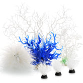 MyLifeUNIT aquarium coraux blancs lot de 7 pièces pour décor élégant