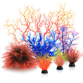 MyLifeUNIT coraux artificiels ensemble7-pieces: décor coloré et sans entretien pour aquarium