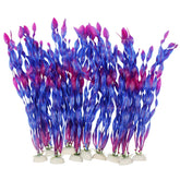 MyLifeUNIT algue artificielle violet ensemble-10pc : décor vivant sans entretien