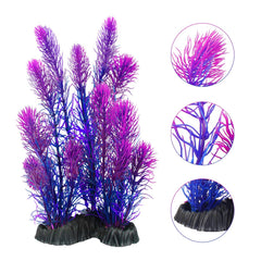 MyLifeUNIT plantes artificielles oranges pour bac, couleur vive sans entretien