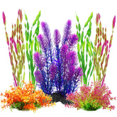 MyLifeUNIT plantes artificielles vertes pour aquarium, décor durable et sûr