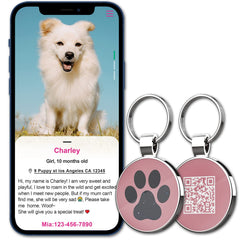 MYLUCKTAG profil animal gratuit sans application nécessaire.