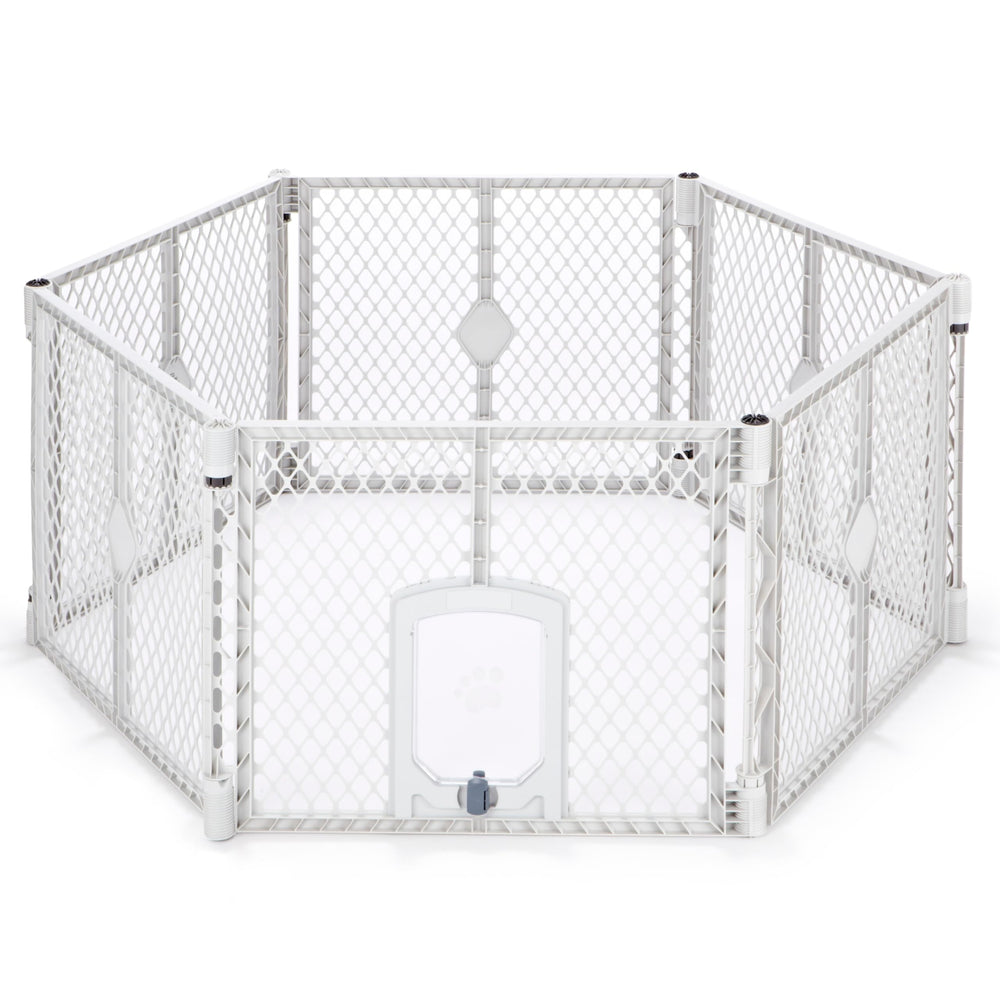 MyPet Petyard Passage, 6 panneaux, espace sûr pour chien en intérieur ou extérieur.