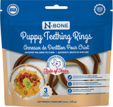 N-Bone Puppy anneau dentition Saveur Texas Queso Con Carne, plaisir et soulagement des gencives.