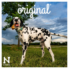 N-Bone os chien grand format, emballage refermable pour une utilisation répétée.