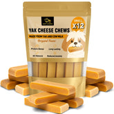 NAK Chews emballage Himalayan Yak Cheese, friandise naturelle pour petits chiens.