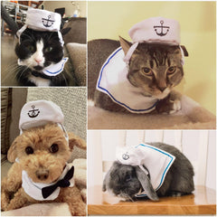 Cape et nœud-cravate NAMSAN, costume doux en coton pour petit chien.