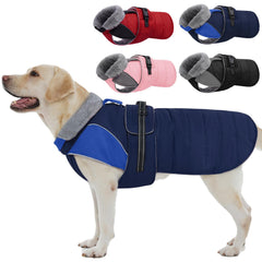 Manteau Nanaki pour grand chien, imperméable, protège du froid lors des promenades hivernales.