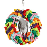 Napiass Swing : anneau en corde colorée favorisant l'exercice et le divertissement.